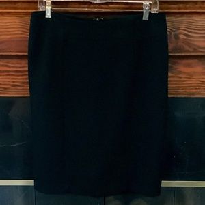 LOFT Basic Black Skirt